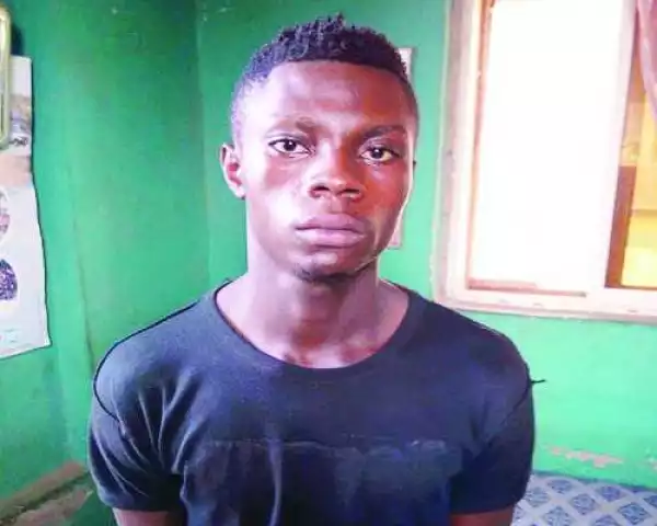 "I Only Made An Attempt"; Young Man Arrested For ‘Defiling’ Girl In A Bathroom. Photo